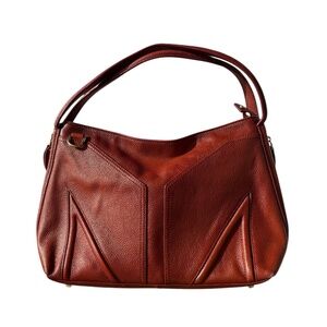Vicenzo Italian Leather Cognac Handbag